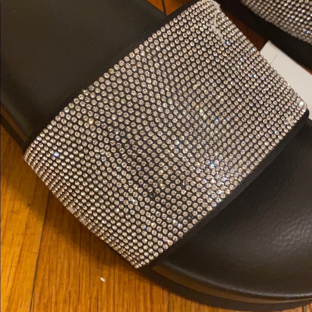 H&M Rhinestone Pool Slides *NWT* - Picture 2 of 4